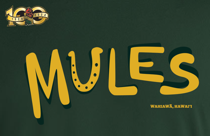 Deep Green Mules UNISEX Dri Fit Long Sleeve